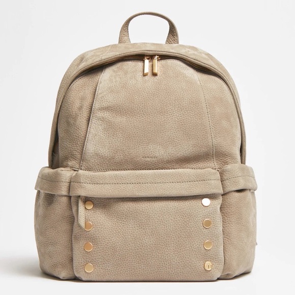 Hammitt Bags Hammitt Hunter Large Nubuck Leather Grey Natural